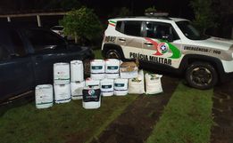 Produtos contrabandeados da Argentina são apreendidos pela PM