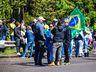 Imagens: Manifestantes pedem intervenção Federal em frente ao 14ºRCMec