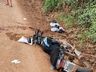 Colisão entre carro e motocicleta deixa idoso com grave ferimento