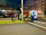 Mulher sofre fraturas ao ser atropelada por carro no Centro de SMOeste 