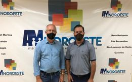 Prefeito de Novo Horizonte é eleito novamente presidente da AMNoroeste