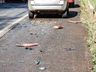 SMO: Homem não observa bloqueio na pista e causa acidente na BR-282