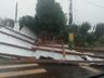 Vento e chuva provocam destelhamento de casas em Palma Sola