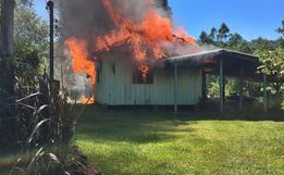 Incêndio destrói casa em Barra do Guarita