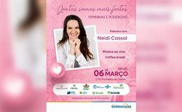 Guaraciaba prepara evento gratuito para homenagear as mulheres no dia 6 de março