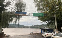 Nível do Rio Uruguai está reduzindo 