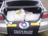 Dupla é presa com quase 200 kg de maconha em motel de Campo Erê