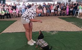 Desfile de cães tem presença de 20 animais na Efrait 2024