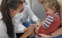 SMO: vacina da gripe tem segunda dose neste sábado para crianças do centro 