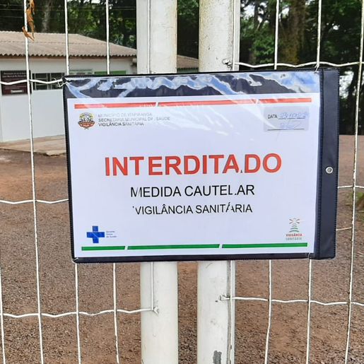 Vigilância Sanitária interdita área de camping 