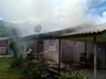 Casa pega fogo e fica destruída no interior de Anchieta