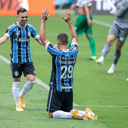 Diego Souza brilha, Grêmio vence o Cuiabá e vai à semifinal da Copa do Brasil