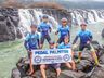 50 ciclistas de várias cidades participam de pedal até o Salto do Yucumã
