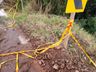 Fitas de isolamento são arrancadas de ponte na SC-283 em Itapiranga