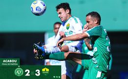 Chape sai na frente, leva a virada e perde para o Cuiabá na Arena Condá