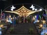 Grande público acompanha o acionamento das luzes de Natal na praça de São João do Oeste