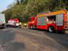 Camionete sai da pista e capota na BR 282, entre SMO e Maravilha 