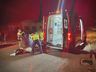 Criança sofre ferimentos graves ao ser atropelada por moto em SMOeste
