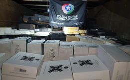 Polícia apreende carga de vinho argentino avaliada em R$ 2 milhões em Dionísio Cerqueira
