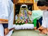 Fiéis acompanham missa de Nossa Senhora do Caravaggio em Guaraciaba