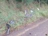 Veículo capota na SC 163 em Itapiranga