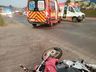 Acidente entre motocicletas deixa três feridos na BR-282