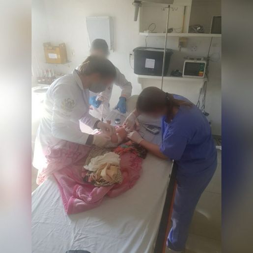 Bebê encontrada por cachorro em Quilombo recebe alta médica