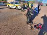 Motociclista fica ferido em colisão entre carro e moto na SC 163, em São João do Oeste