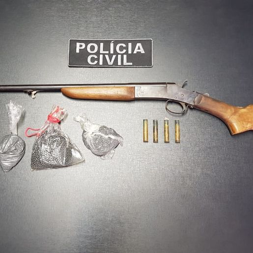 Polícia cumpre mandados por violência contra a mulher e posse irregular de arma