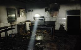 Casa é destruída por incêndio em Princesa