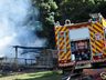 Galpão é destruído por incêndio no interior de Descanso