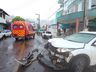Mulher sofre ferimentos em colisão de veículos em Itapiranga
