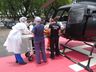 Homem sofre ferimentos graves ao cair de telhado em Cunha Porã