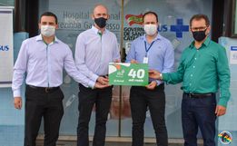 Sicredi Raízes RS/SC/MG realiza doação de R$ 350 mil a hospitais