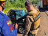 Jovem de 18 anos morre após colisão frontal na BR-282 entre SMOeste e Paraíso