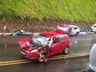 Colisão entre quatro veículos deixa uma pessoa morta na BR-282