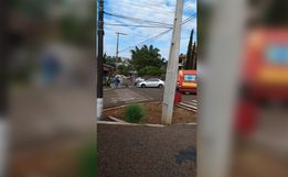 Colisão entre carro e moto deixa um ferido em Descanso