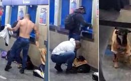 VÍDEO: Homem tira a camisa no metrô e veste cachorro que passava frio
