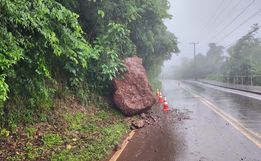 Rodovia será interrompida para retirada de pedra em Itapiranga