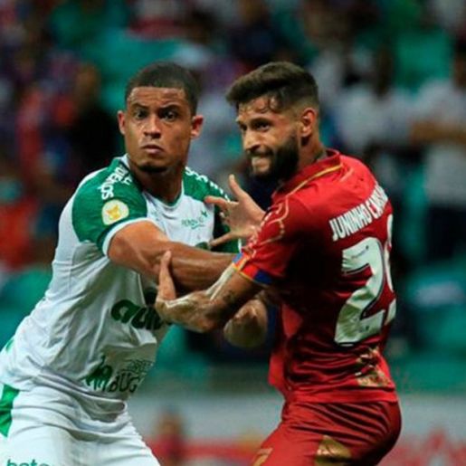 Na Fonte Nova em Salvador Chape é dominada e perde para o Bahia