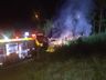 Casa é destruída pelo fogo no centro de Princesa