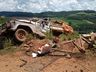 Capotamento no interior de Iporã do Oeste deixa três feridos