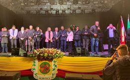 Realizada solenidade de inauguração da Rua Coberta em Palma Sola