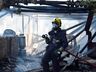 Galpão é destruído por incêndio no interior de Descanso