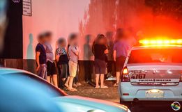 Polícia Militar flagra aglomeração em São Miguel do Oeste