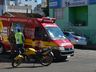 Motociclista fica ferido em colisão com carro no centro 