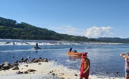 Bombeiros encerram segundo dia de buscas por jovem que sumiu no rio Uruguai 