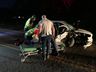 VÍDEO: Colisão envolvendo três carros deixa feridos na BR-282 em SMO