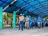 Escola Cívico Militar de São Miguel do Oeste realiza ato cívico na praça