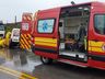 Colisão frontal entre carro e caminhão na BR-163 mobiliza bombeiros